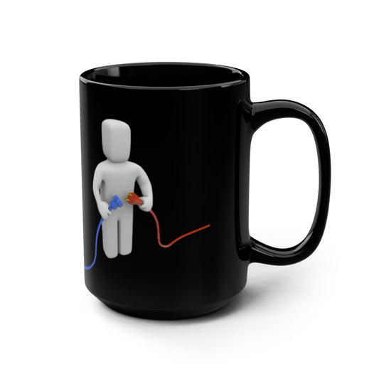 Creative Black Mug, 15oz - Ideal Gift for Tech Lovers, Personalized Coffee Cup, Geeky Kitchenware, Fun Office Drinkware, Unique [...]